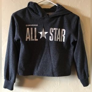 Girls Converse All Star Glittery Hoodie